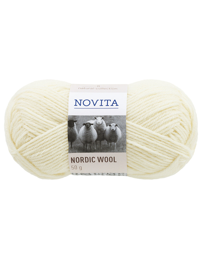 Nordic Wool, luonnonvalkoinen