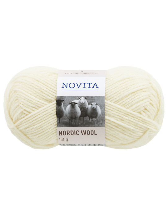 Nordic Wool, luonnonvalkoinen