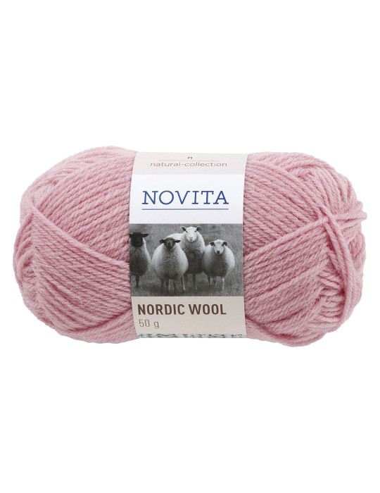 Nordic Wool, vaaleanpunainen