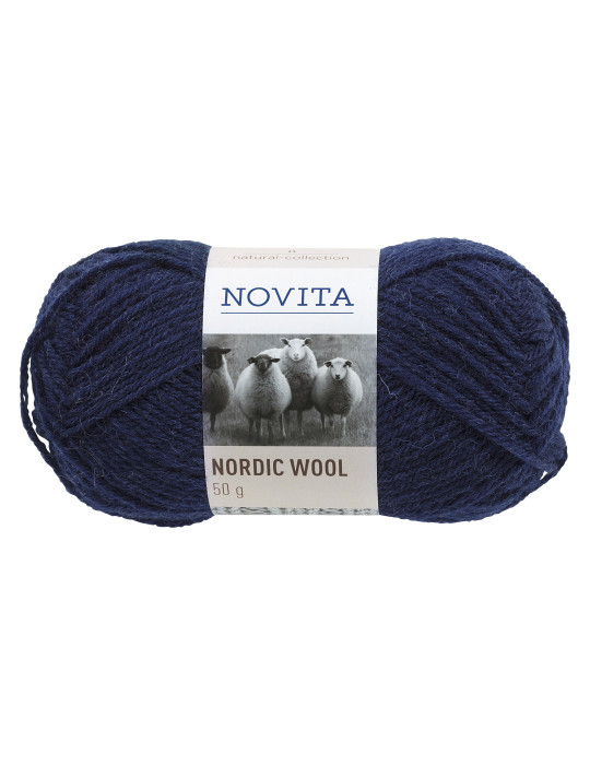 Nordic Wool, tummansininen