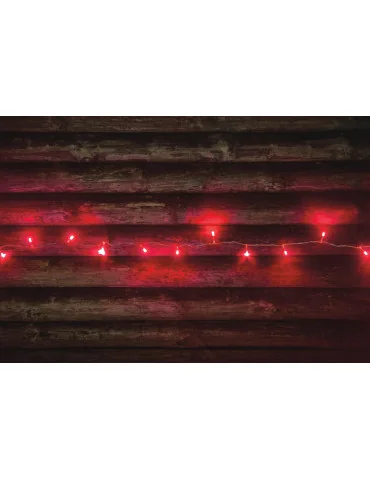 Valoketju 80-LEDIN, Punainen, Finnlumor