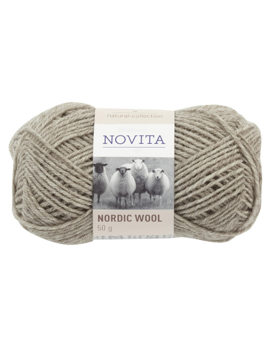 Nordic Wool meleerattu beige
