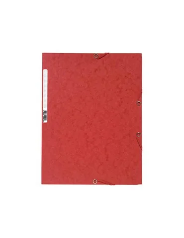 Kulmalukkokansio punainen