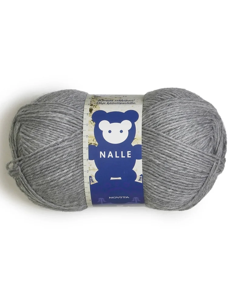 Nalle 100 g, harmaa