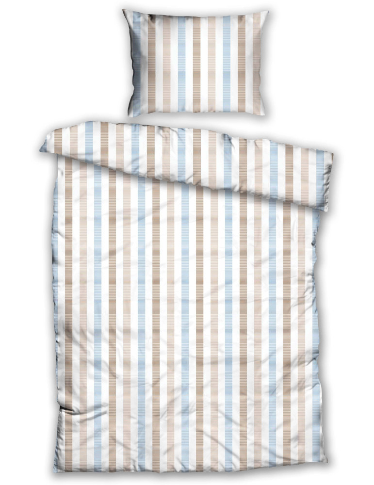 Pussilakanasetti Stripe Beige Pussilakanasetti Stripe Beige