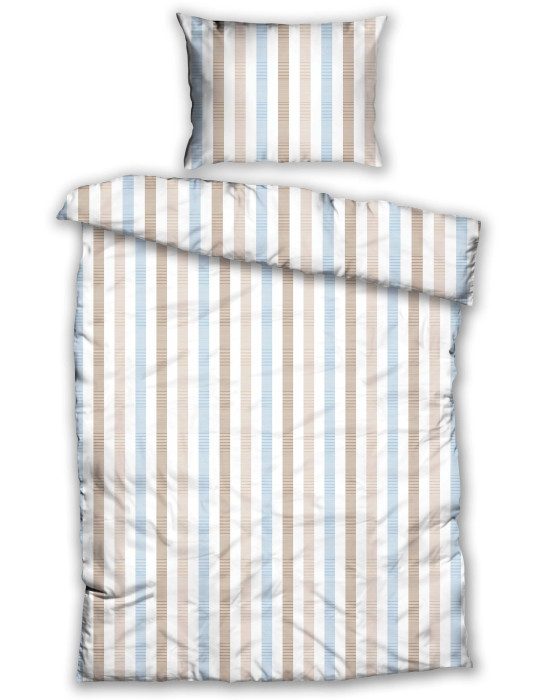 Pussilakanasetti Stripe Beige