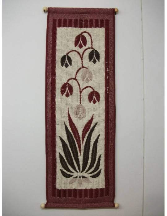 Onnenkukkia 40x120 cm, viininpunainen