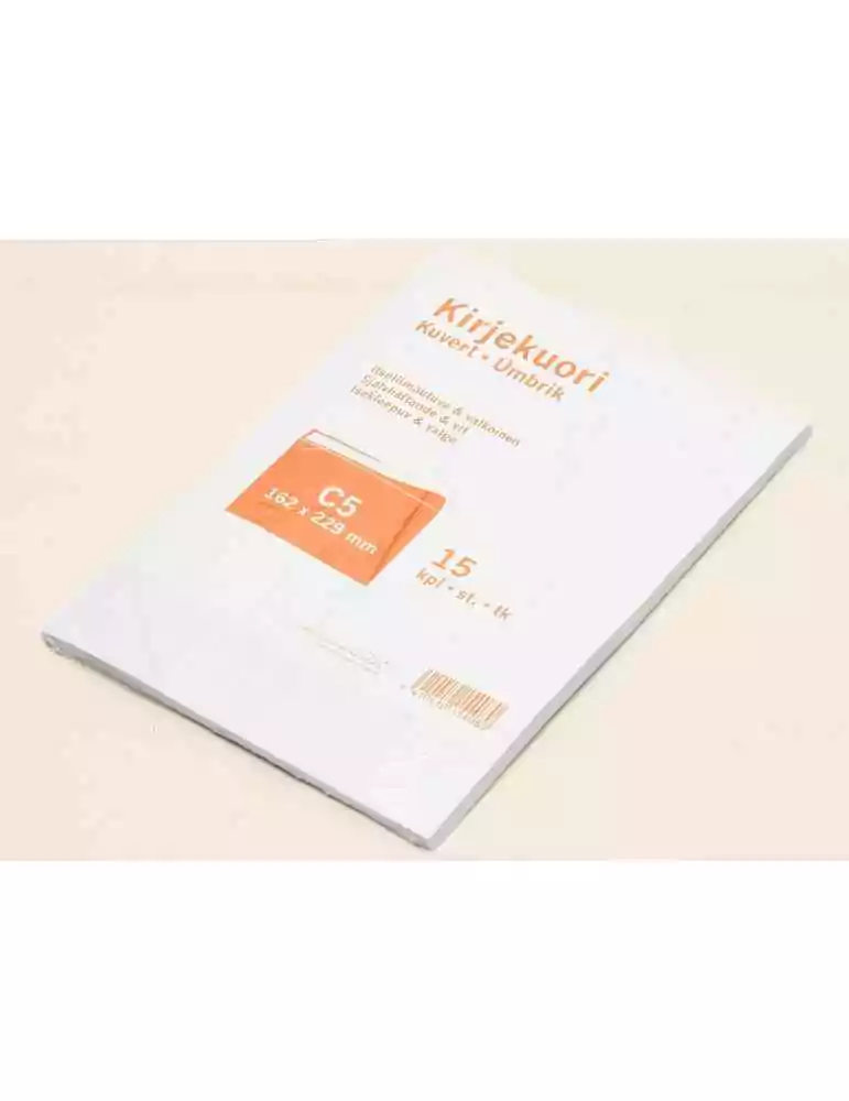 Kirjekuori valkoinen C5
