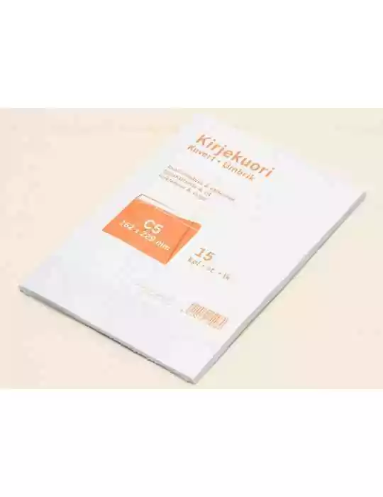 Kirjekuori valkoinen C5