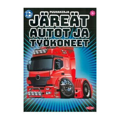 Järeät autot ja työkoneet värityskirja