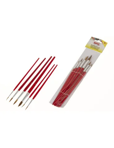 Vesiväripensseli 6 kpl/pkt