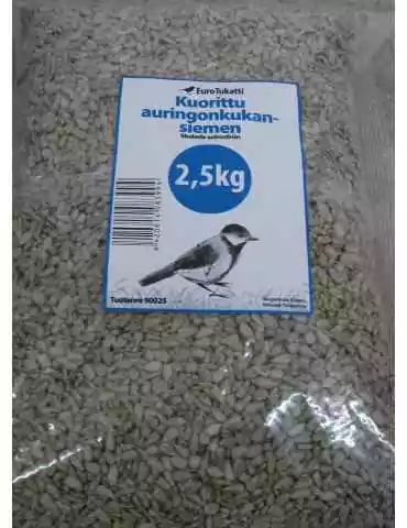 Kuoritut Auringonkukan siemenet 2,5 kg