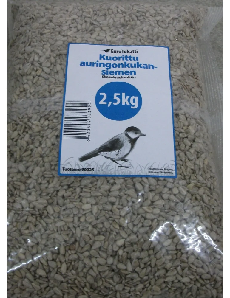 Kuorittu auringonkukan siemen 2,5 kg
