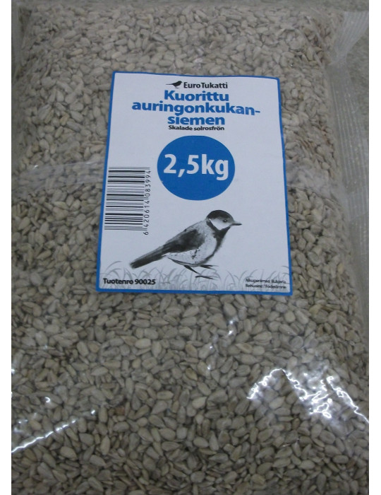 Kuorittu auringonkukan siemen 2,5 kg