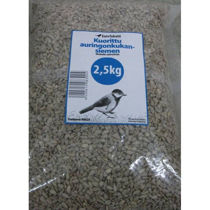 Kuorittu auringonkukan siemen 2,5 kg