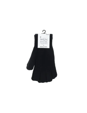 Magic käsineet miesten 2-paria musta