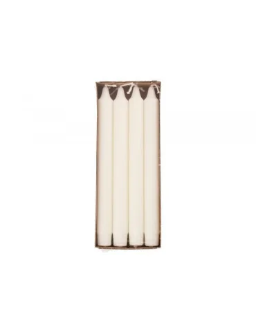 Kruunukynttilä valkoinen 24 cm 8 kpl