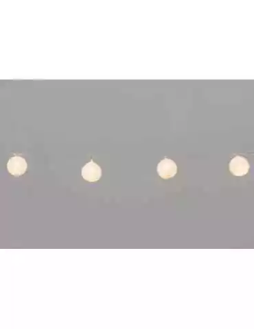 Kuusenvalopallot 16 kpl hopea Finnlumor 2