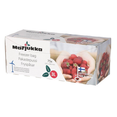 Pakastepussi 3 litraa, 75 kpl Marjukka