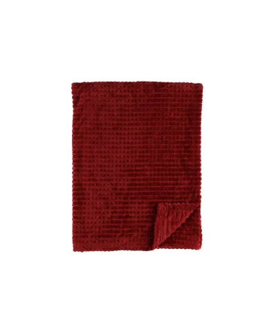 Torkkupeitto Comfy 140x200 cm viininpunainen 4Livi