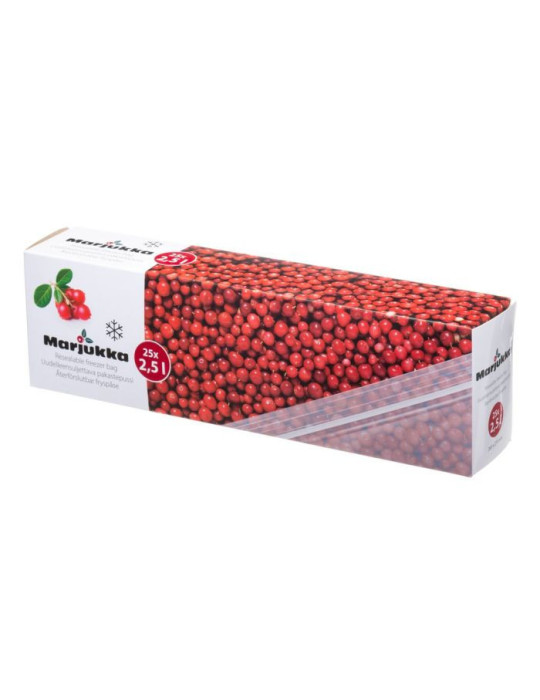 Pakastepussi avaa-sulje 2,5 l 25 kpl