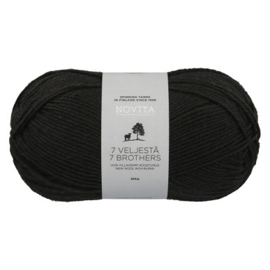 7 Veljestä 100g 099 noki Novita