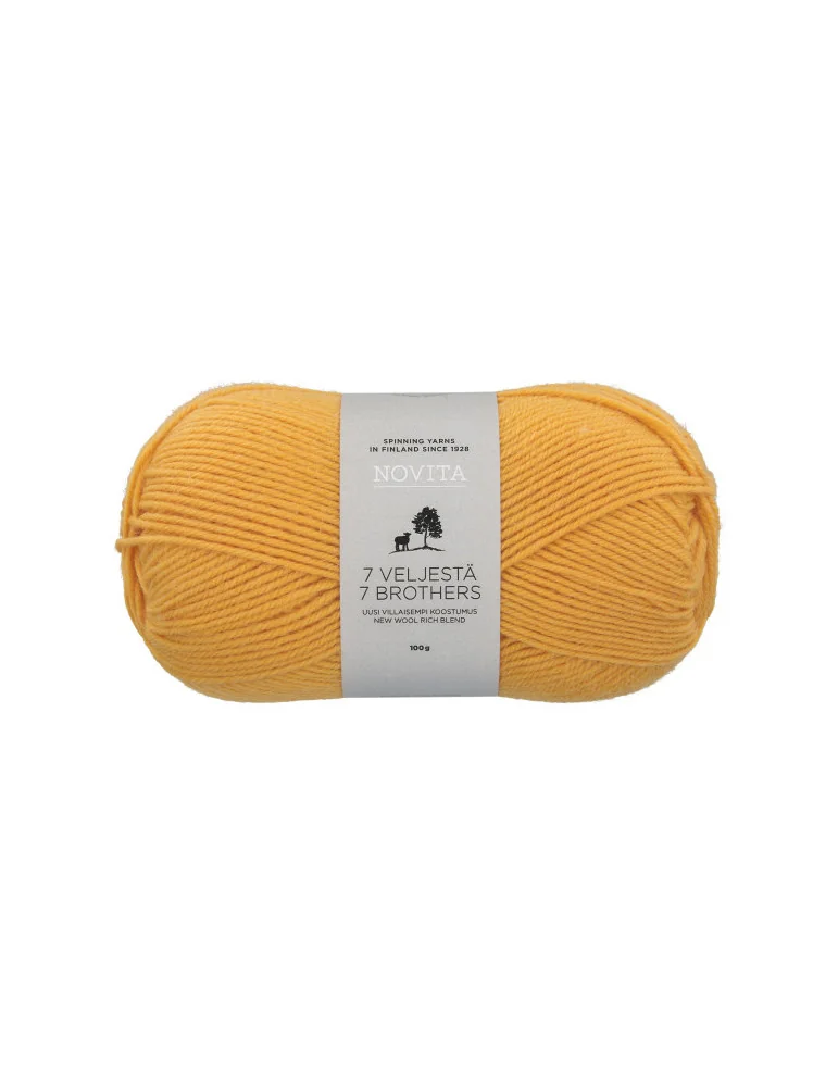 7 Veljestä 100g 268 auringonkukka Novita