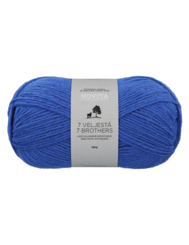 7 Veljestä 100g 136 lobelia Novita