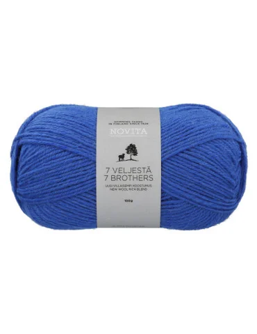 7 Veljestä 100g 136 lobelia Novita