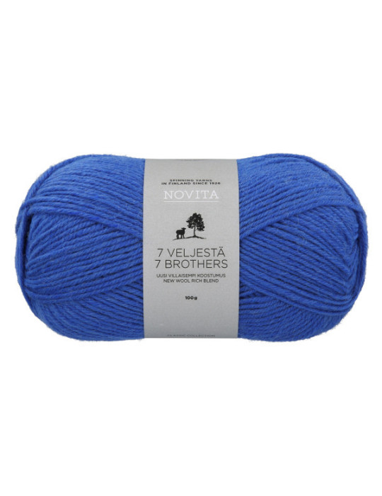 7 Veljestä 100g 136 lobelia Novita