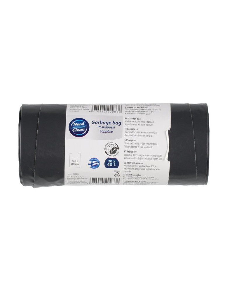Roskapussi 40 l/20 kpl
