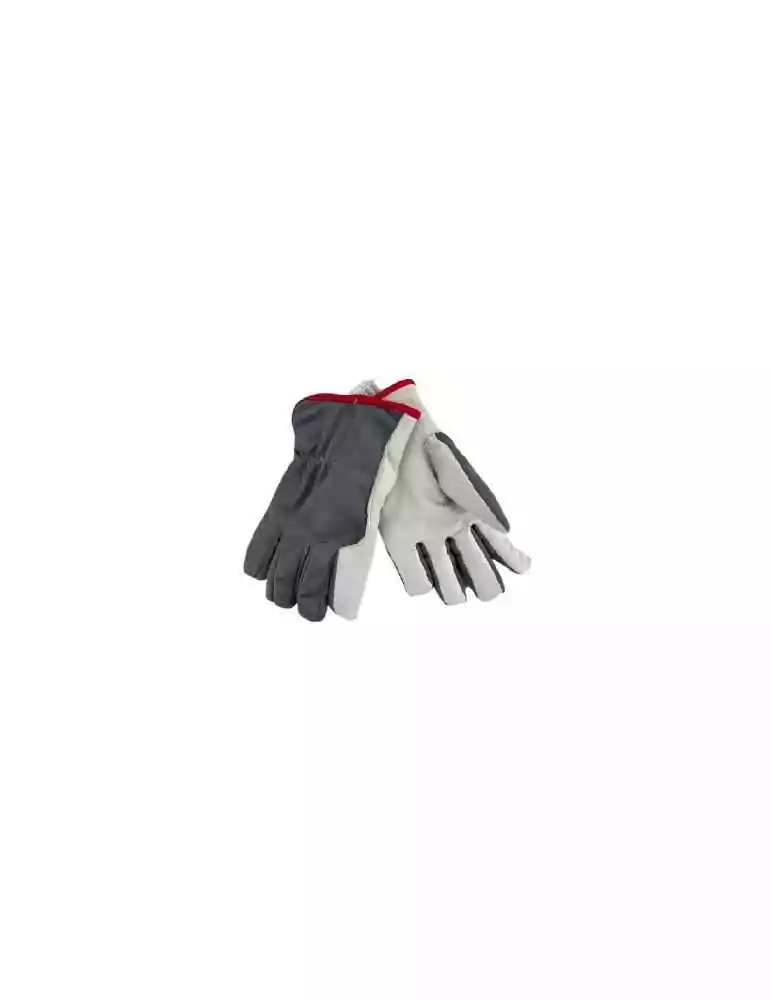 Asentaja sormikas pukinnahkaa vuorella