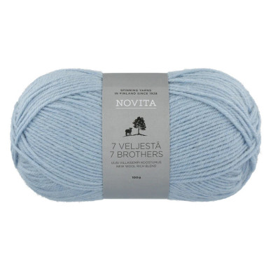7 Veljestä 100g 103 vesipisara Novita