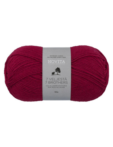 7 Veljestä 100g 587 karpalo Novita
