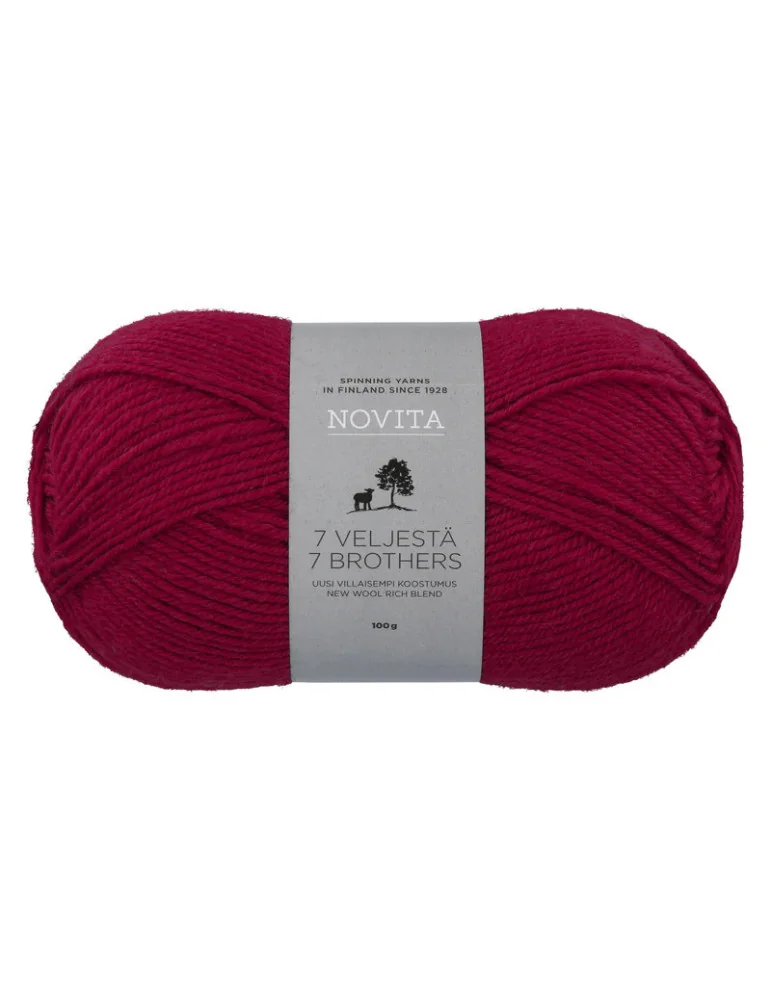 7 Veljestä 100g 587 karpalo Novita