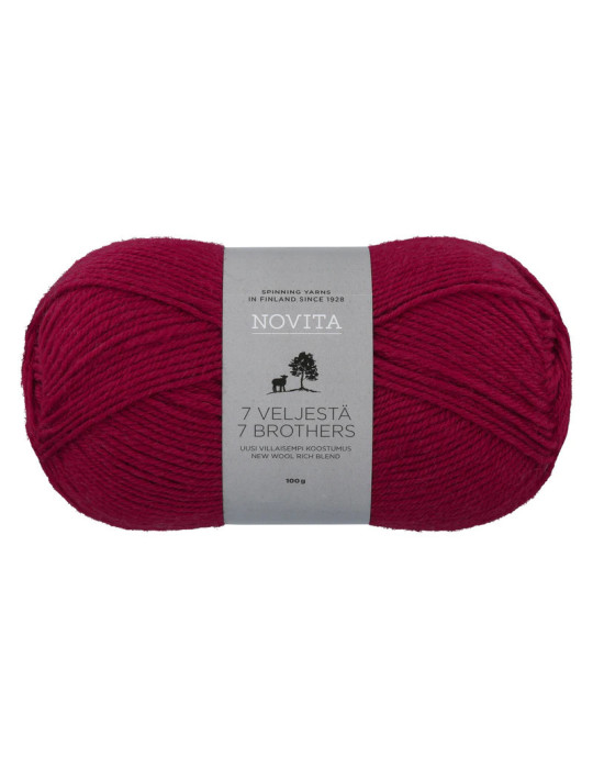 7 Veljestä 100g 587 karpalo Novita