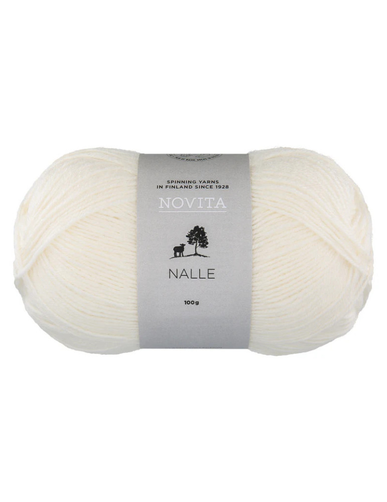 Nalle 100 g valkoinen 011 Nalle 100 g valkoinen 011