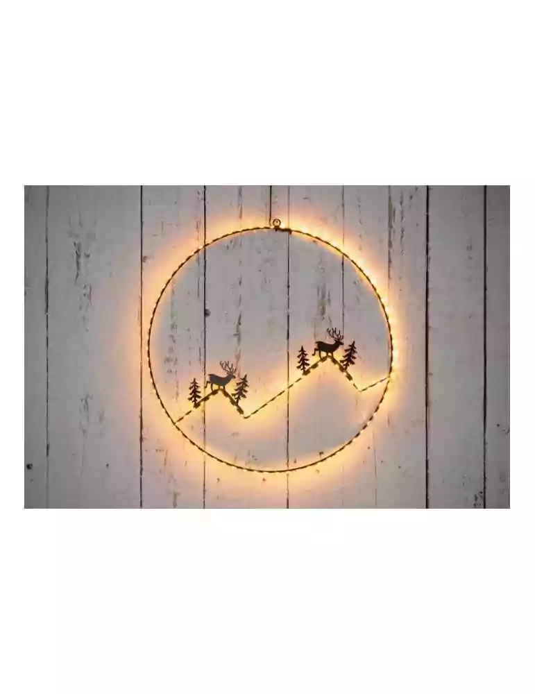 Seinäkoriste valolla Porot ja tunturit Finnlumor