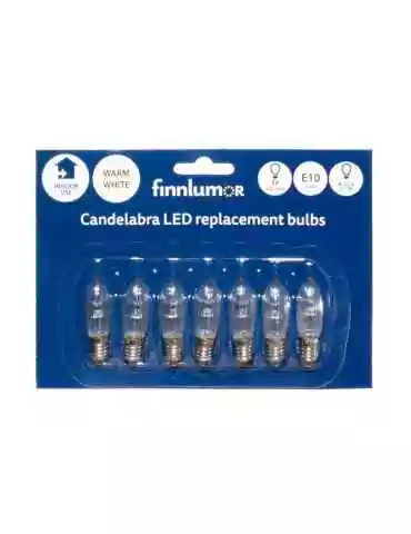 LED-vaihtolamppu 2-9 osaisiin kynttelikköihin