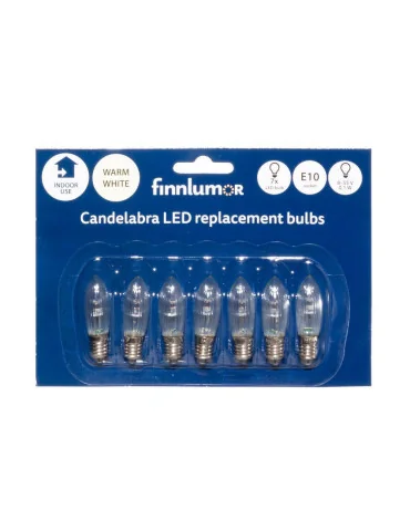 LED-vaihtolamppu 2-9 osaisiin kynttelikköihin