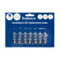 LED-vaihtolamppu 2-9 osaisiin kynttelikköihin