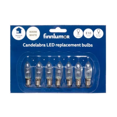LED-vaihtolamppu 2-9 osaisiin kynttelikköihin