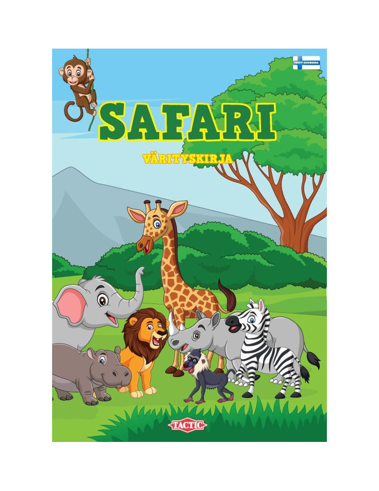 Safari värityskirja Safari värityskirja