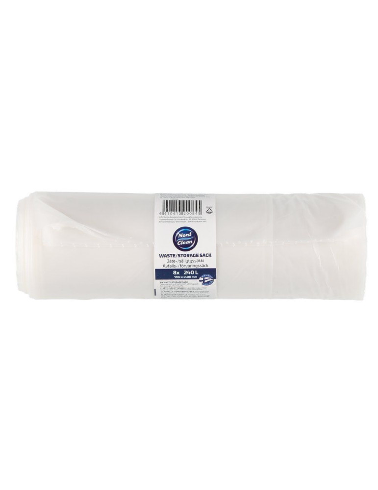 Säilytys-/Jätesäkki 240 l kirkas Nord Clean
