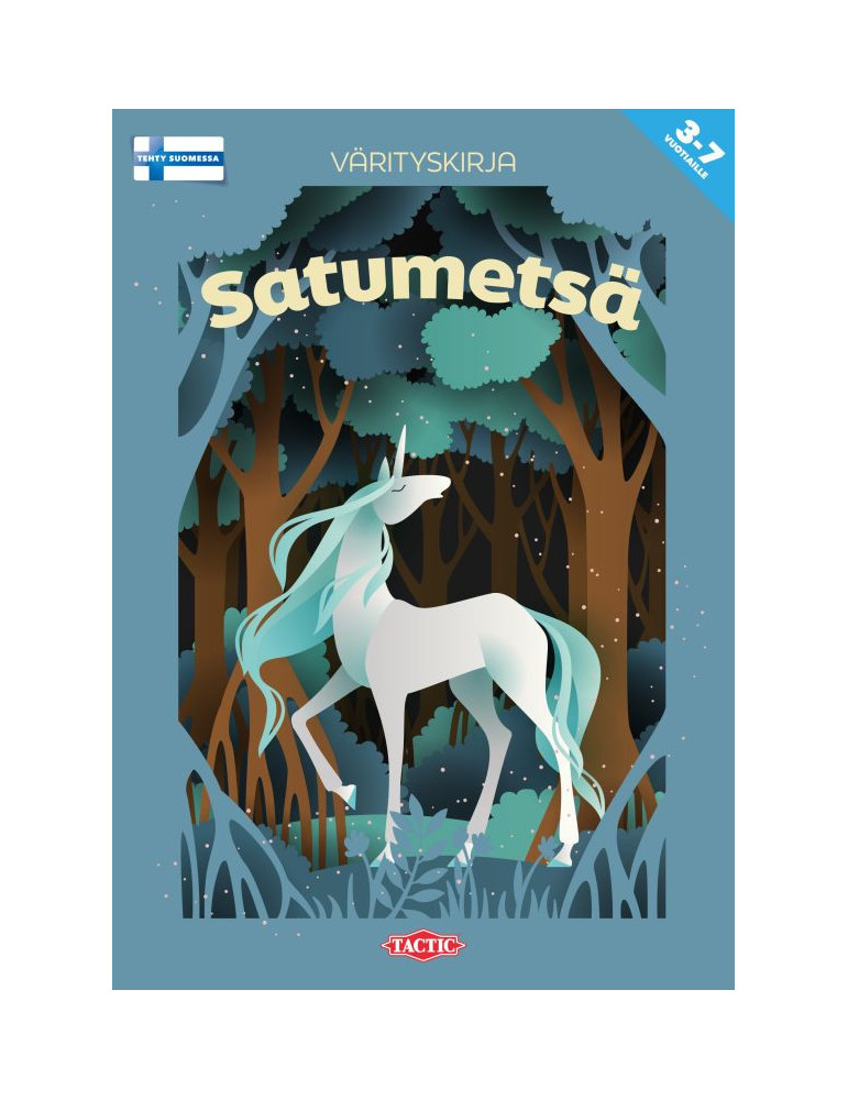 Satumetsä värityskirja Satumetsä värityskirja