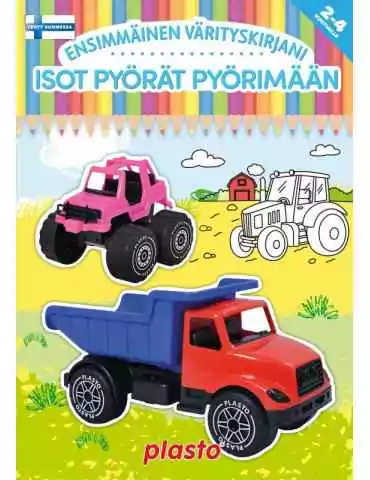 Ensimmäinen värityskirjani, Isot pyörät pyörimään