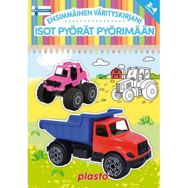 Ensimmäinen värityskirjani, Isot pyörät pyörimään
