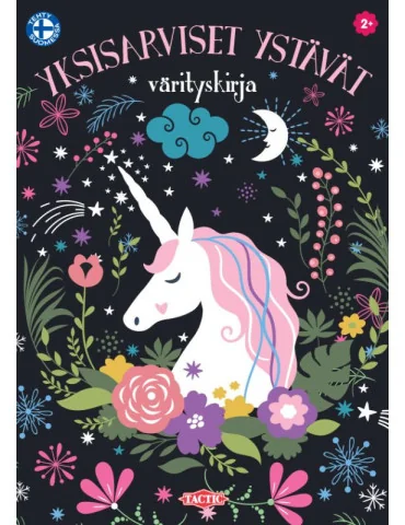 Yksisarviset ystävät värityskirja