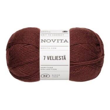 7 Veljestä 100g ruoste 651 Novita