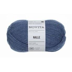 Novita Nalle, Tummansininen/farkku (160) – Kestävä kotimainen sukkalanka | Jarmix.fi